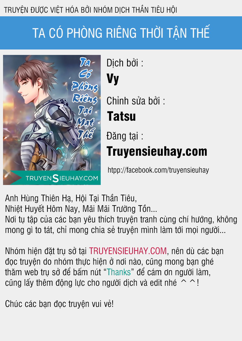 Ta Có Phòng Riêng Thời Tận Thế chapter 69 - Trang 1